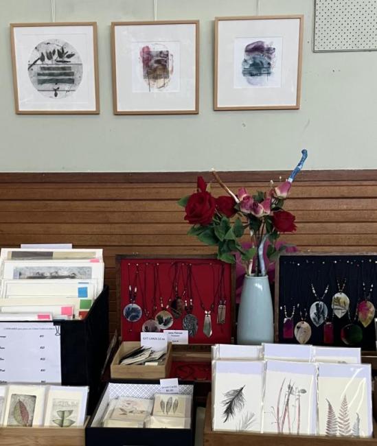 view of January art stall